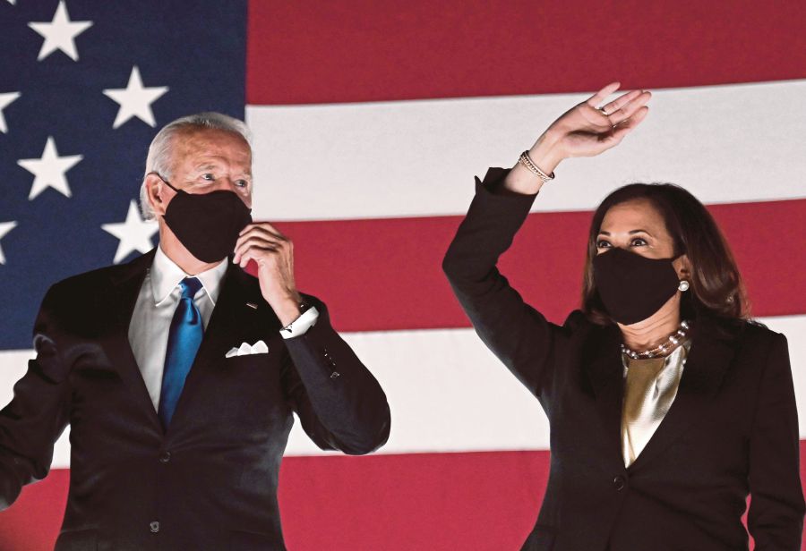 US President Joe Biden and Vice-President Kamala Harris. - AFP PIC