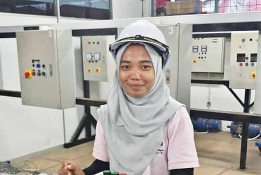 Norhidayah Samad, who faced gender bias in the field of electrical contracting when in college and when seeking internships, is now a millionaire who owns her own company. Pic courtesy of Norhidayah Samad