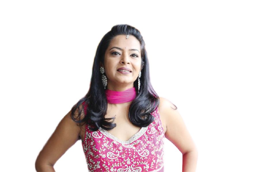 Theatre newbie Alyce Michelle Joseph takes on the role of Aunty Rupa in Bollywood Dreams. – Photo courtesy of KLPaC