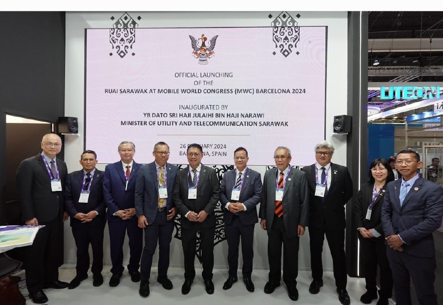 The Sarawak Utilities and Telecommunications Ministry announced that its Minister Datuk Seri Julaihi Narawi led the Sarawak delegation to MWC24. - File pic credit (UKAS)