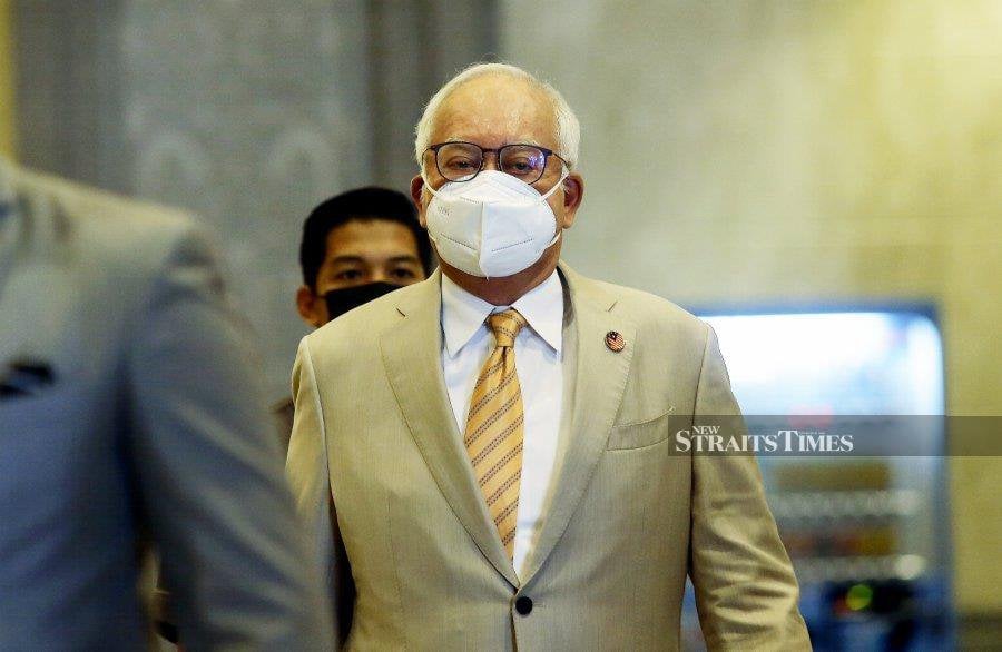 Datuk Seri Najib Razak is currently serving a 12-year jail term after he was found guilty of one count of abuse of power with regard to Retirement Fund Inc's (KWAP) RM4 billion loan to SRC International Sdn Bhd, as well as three counts each of criminal breach of trust and abuse of power involving RM42 million of SRC funds. - NSTP file pic