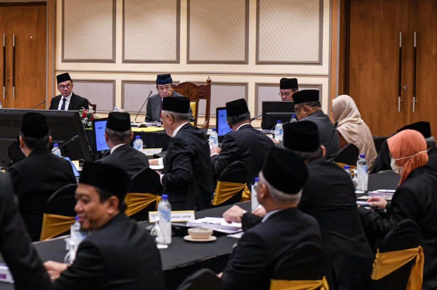 Anwar in his social media posting said non-Muslim parties could address the National Council for Islamic Religious Affairs Malaysia (MKI) in writing if there were any doubts and to avoid any confusion.- Pic credit FB Anwar Ibrahim
