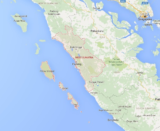 A moderate earthquake measuring 5.3 on the Richter scale struck southwest of Sumatera at 4.20am today, according to the Malaysian Meteorological Department.