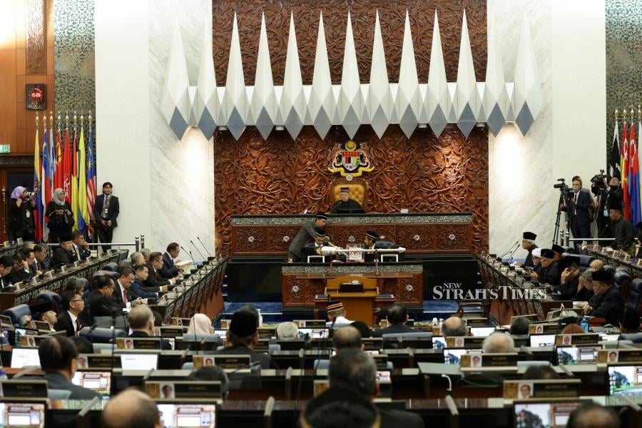 A general view of the Dewan Rakyat sitting on Dec 15, 2022. - NSTP file pic