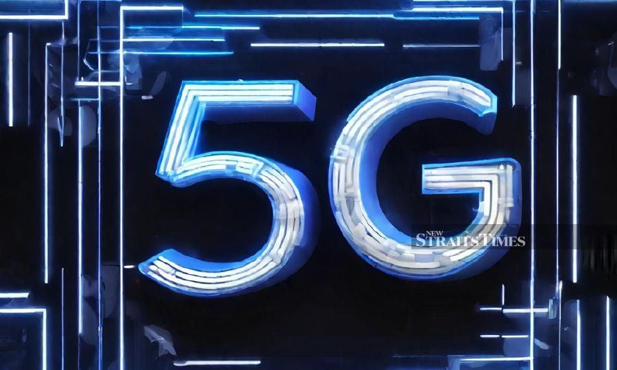 The country’s 5G coverage in populated areas, is now at 80.2 per cent as of Jan 1 this year. - NSTP file pic, created using AI app