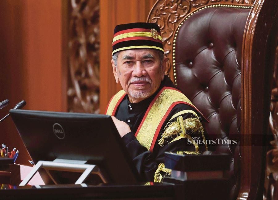 Dewan Negara president Tan Sri Dr Wan Junaidi Tuanku Jaafar. - NSTP file pic
