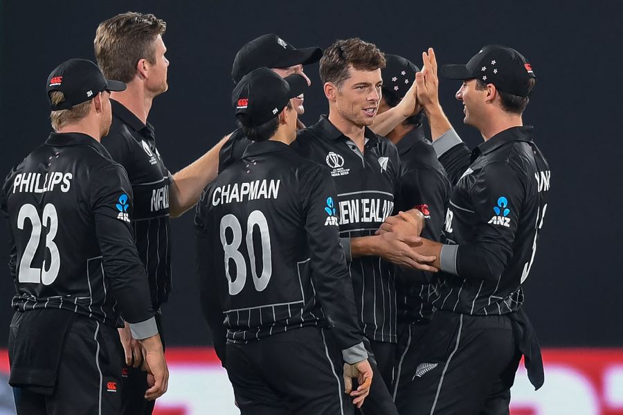 New Zealand will face undefeated hosts India in the first semi-final in Mumbai on Wednesday. - AFP PIC