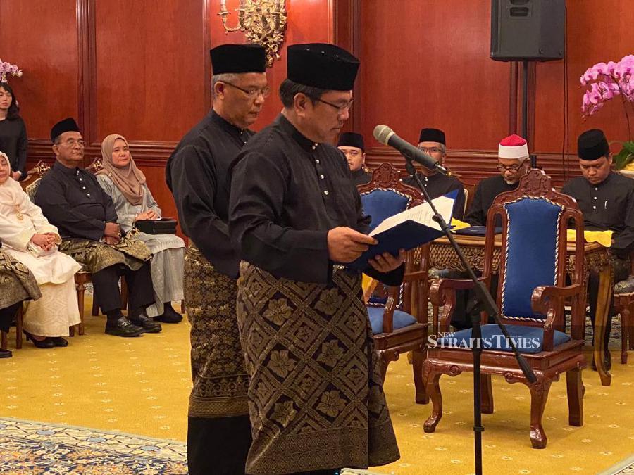 Sulaiman Md Ali sworn in as Melaka's 12th Chief Minister | New Straits ...