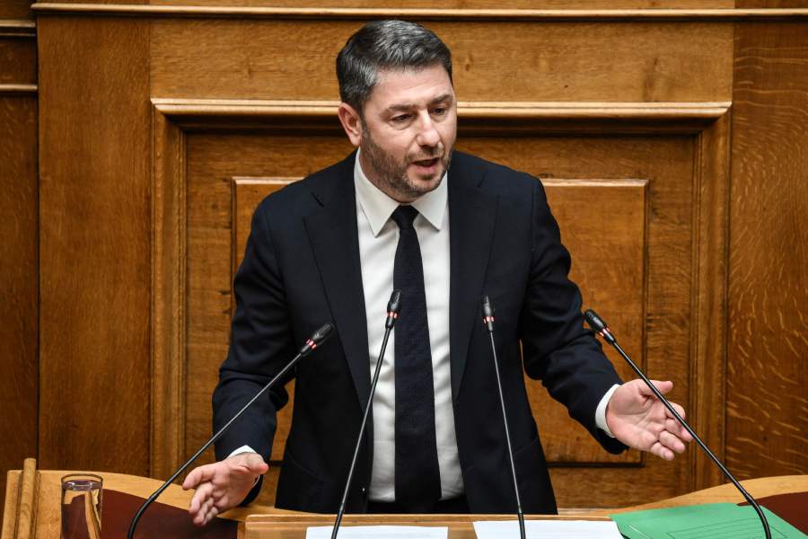Greece's conservative government was hit with a censure motion in parliament on March 26, 2024, over claims that it sought to manipulate an ongoing investigation into the nation's worst train tragedy. - AFP pic