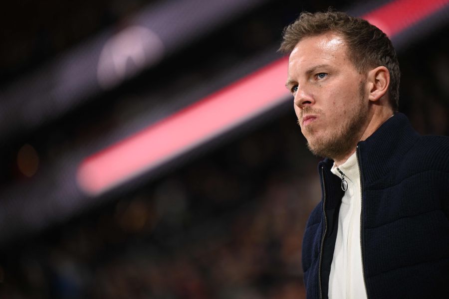 Germany's head coach Julian Nagelsmann looks on ahead the friendly football match between Germany and Netherlands in Frankfurt, western Germany, on March 26, 2024. AFP pic