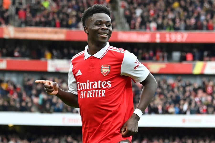 Bukayo Saka stars as rampant Arsenal move eight points clear - The Economic  Times