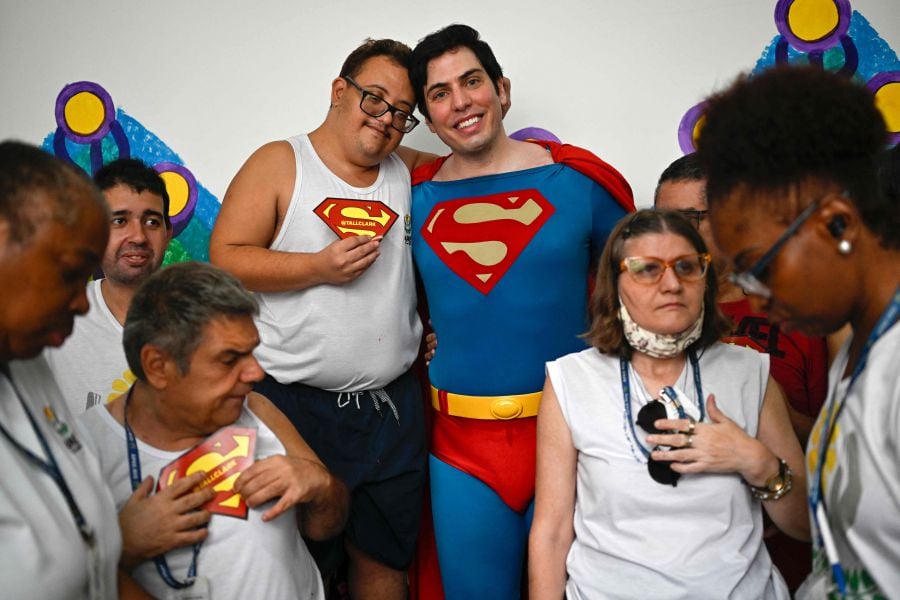 Muylaert, a lawyer who didn’t have social media one year ago, found out a video of him visiting an event went viral on TikTok, calling him the "Brazilian Superman." - AFP pic