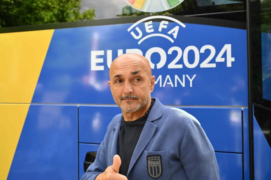 Italy's coach Luciano Spalletti arrives with the Italian team at their base camp at the VierJahreszeiten Hotel in Iserlohn on June 10, 2024, ahead of the UEFA Euro 2024 football tournament.- AFP PIC