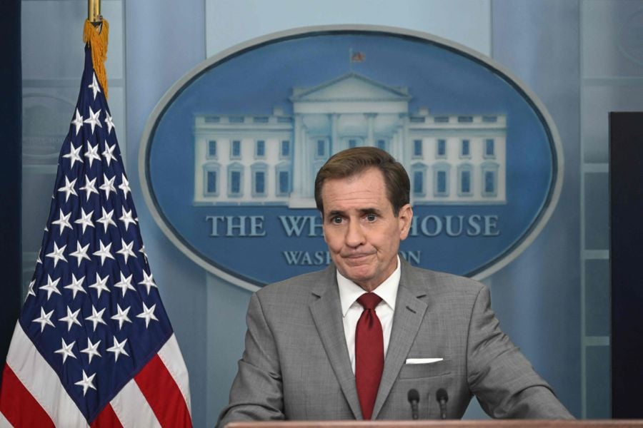 National Security Council Coordinator for Strategic Communications John Kirby. - AFP Pic