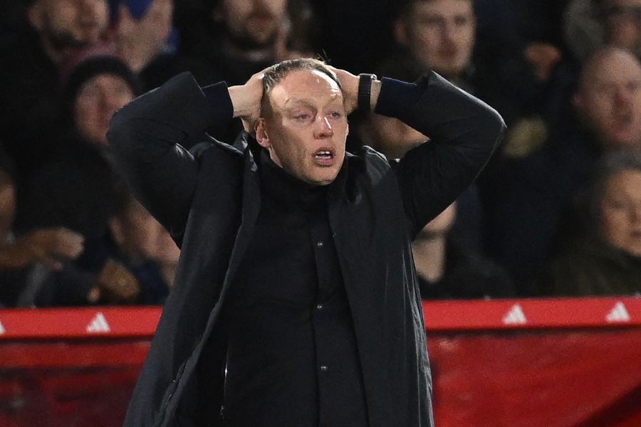 Nottingham Forest's Welsh manager Steve Cooper reacts during the English Premier League football match between Nottingham Forest and Tottenham Hotspur at The City Ground in Nottingham, central England, on December 15, 2023. - AFP pic