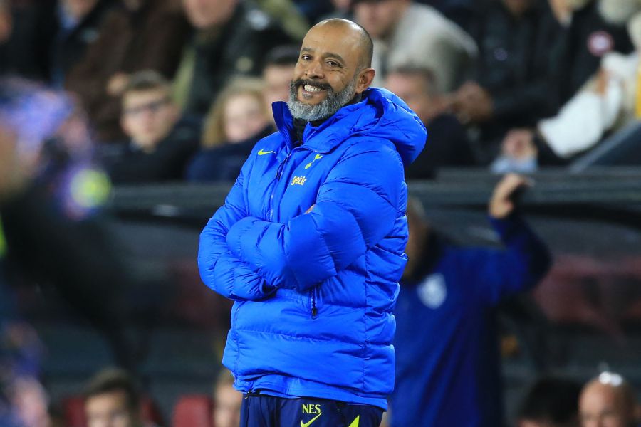 (FILES) Tottenham Hotspur's Portuguese head coach Nuno Espirito Santo gestures on the touchline during the English League Cup round of 16 football match between Burnley and Tottenham Hotspur. - AFP pic