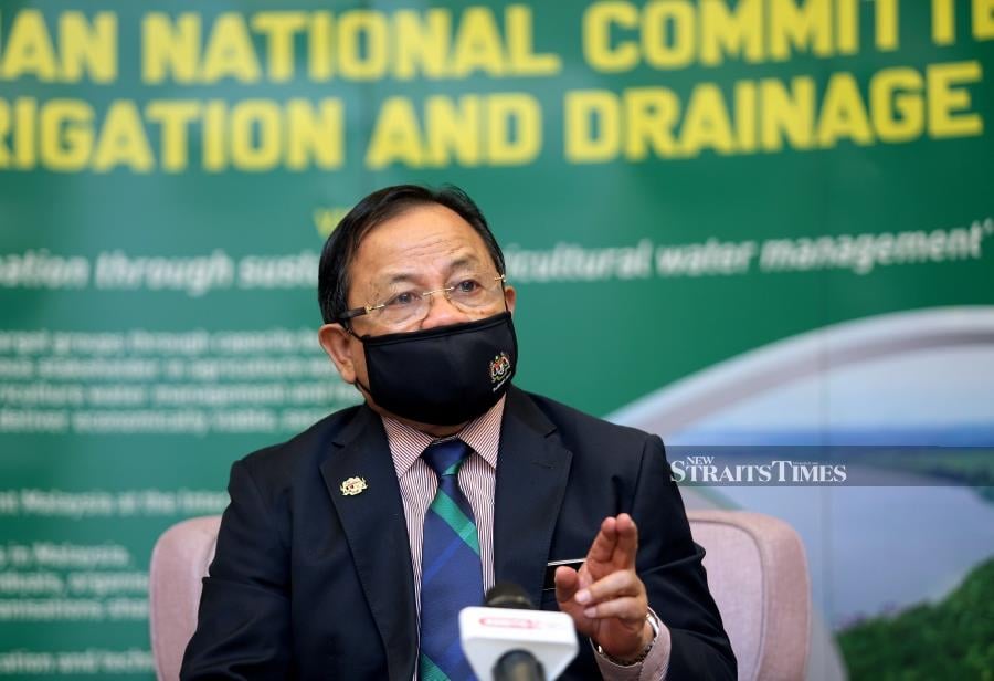 Deputy Agriculture and Food Industries Ministry (MAFI) minister Datuk Seri Ahmad Hamzah said any issue with water supply not only affected the people but the agriculture sector as well. - NSTP/MIKAIL ONG