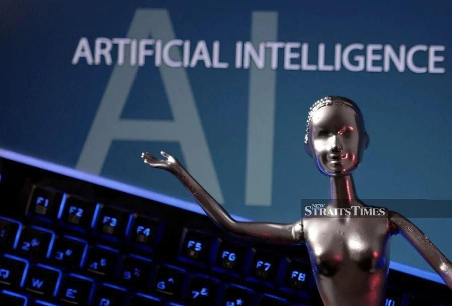 AI Artificial Intelligence words are seen in this illustration. - REUTERS Pic