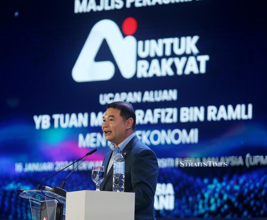 Economy Minister Rafizi Ramli said the Bumiputera Economic Congress (KEB) 2024 was a process to finalise the policies that would be used by the government on empowering the Bumiputera. - NSTP/SAIFULLIZAN TAMADI 