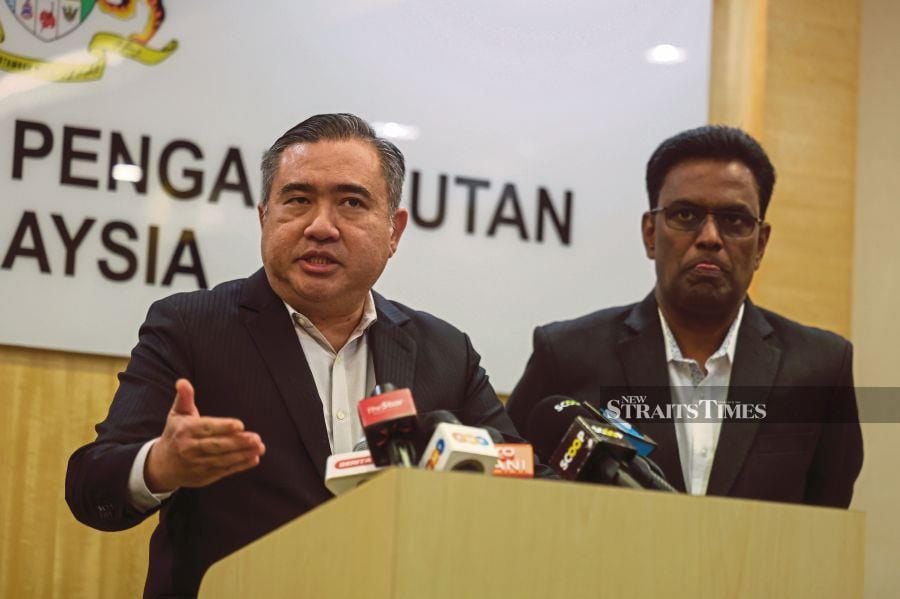 Transport Minister Anthony Loke said HeiTech Padu was awarded the contract as its bid was reasonably priced. - BERNAMA pic