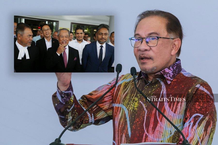 Focus On Your Court Case Anwar Tells Muhyiddin New Straits Times Malaysia General Business