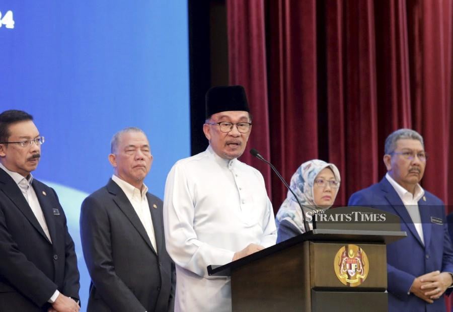 Prime Minister Datuk Seri Anwar Ibrahim, who is also finance minister, said the economic reforms led by the Madani government was not only aimed at improving the nation’s finances, but was also fuelled by a desire to ensure that the country’s wealth was more equitably shared among the people. -NSTP/MOHD FADLI HAMZAH