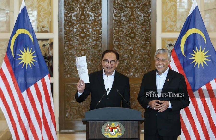 After months of speculation, Datuk Seri Anwar Ibrahim has finally announced a reshuffling of his Cabinet. - NSTP/MOHD FADLI HAMZAH