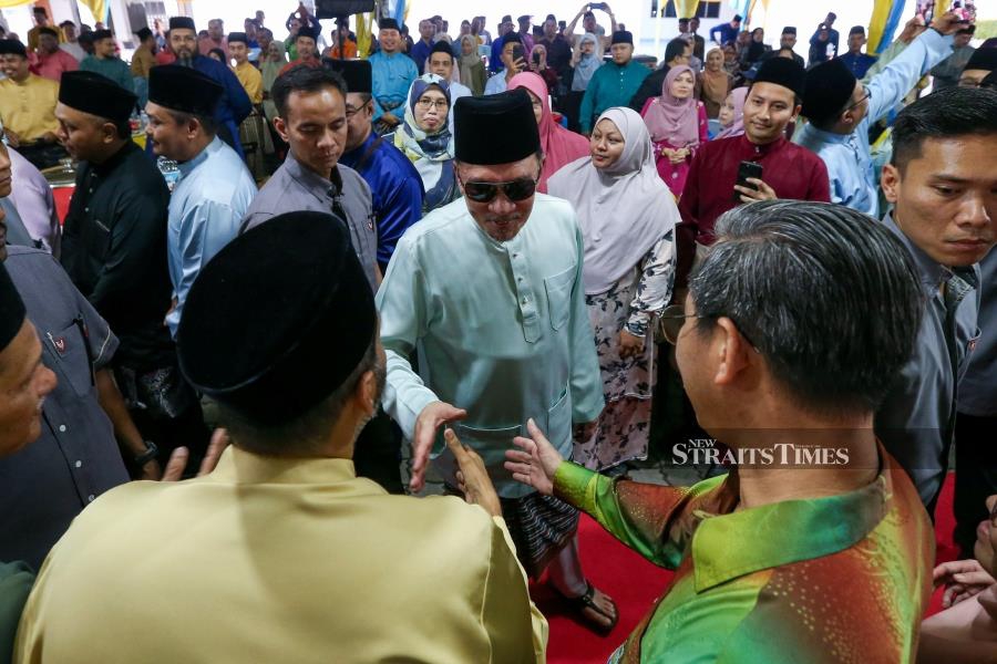 Prime Minister Datuk Seri Anwar Ibrahim is expected to attend the national-level Aidilfitri celebration here on April 20. - NSTP/DANIAL SAAD