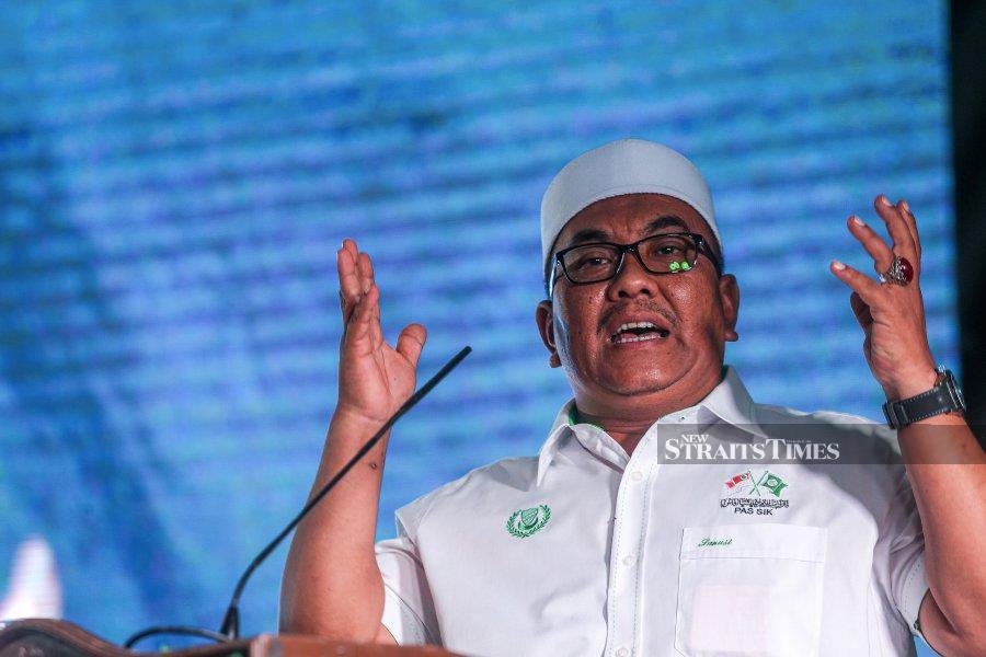 This was after the state chapter of the Islamist party’s position had become stronger, said Menteri Besar Datuk Seri Muhammad Sanusi Md Nor. - NSTP/LUQMAN HAKIM ZUBIR