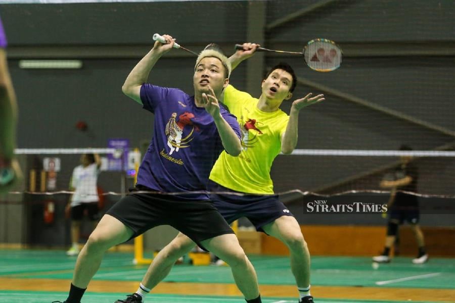 Men's doubles Aaron Chia-Soh Wooi Yik hope to provide badminton fans with an exciting show at the Super 1000 Malaysia Open next week. - NSTP file pic