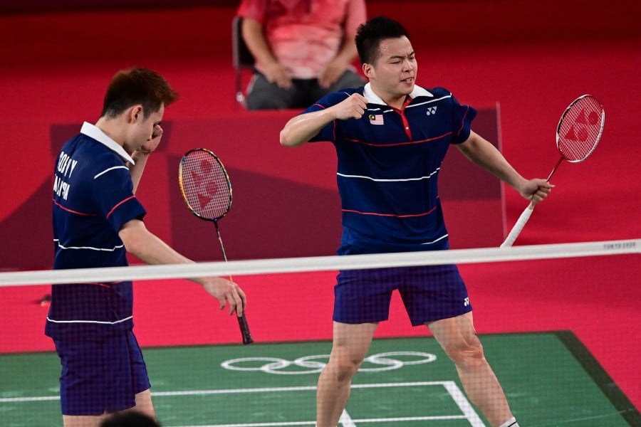 Olympic men double badminton Badminton at