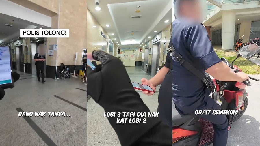 A kind hearted policeman who gave a lost rider a lift to deliver food to his customer has garnered the attention of netizens. - Video Screengrab from TikTok