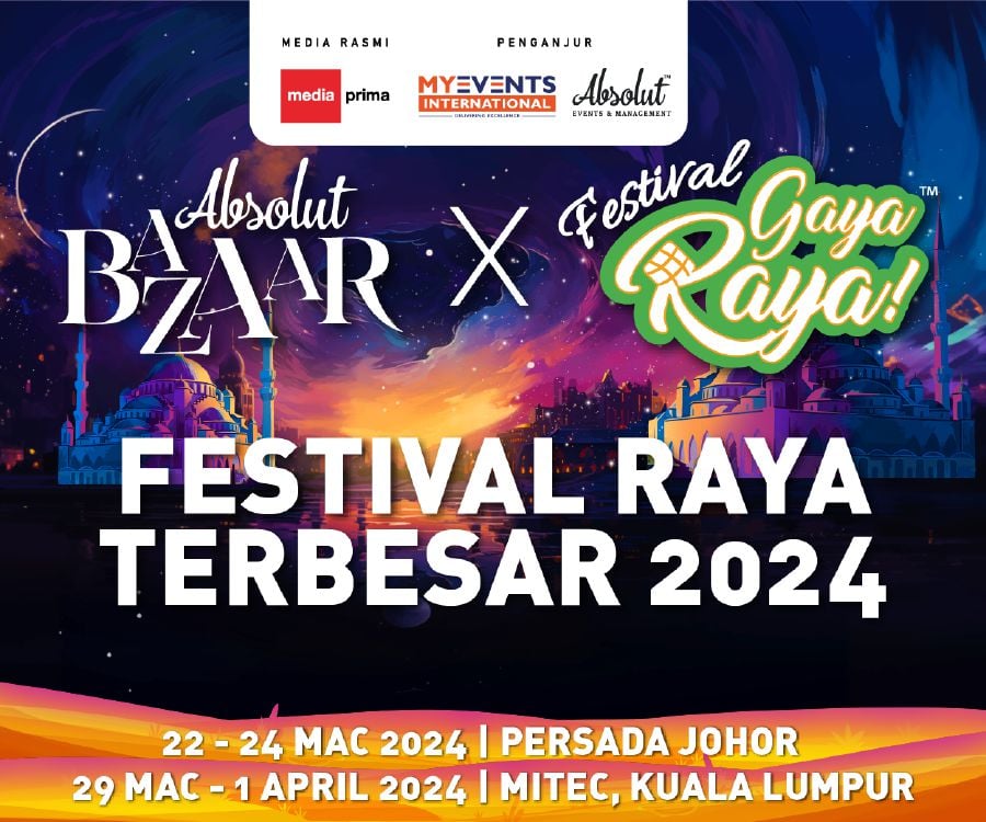 Absolut Bazaar x Festival Gaya Raya (ABGR) returns for its third year, with activities lined up at two venues, Persada Johor and Mitec, Kuala Lumpur.