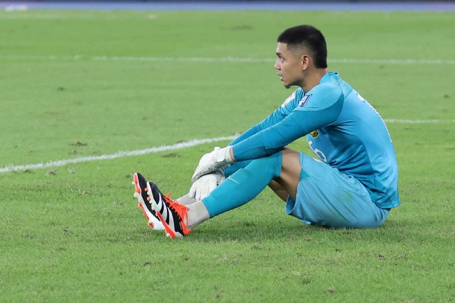 The FAM confirmed that Johor Darul Ta’zim (JDT) goalkeeper Ahmad Syihan Hazmi, a top-choice custodian for Harimau Malaya, pulled out of the squad due to an injury. - NSTP file pic