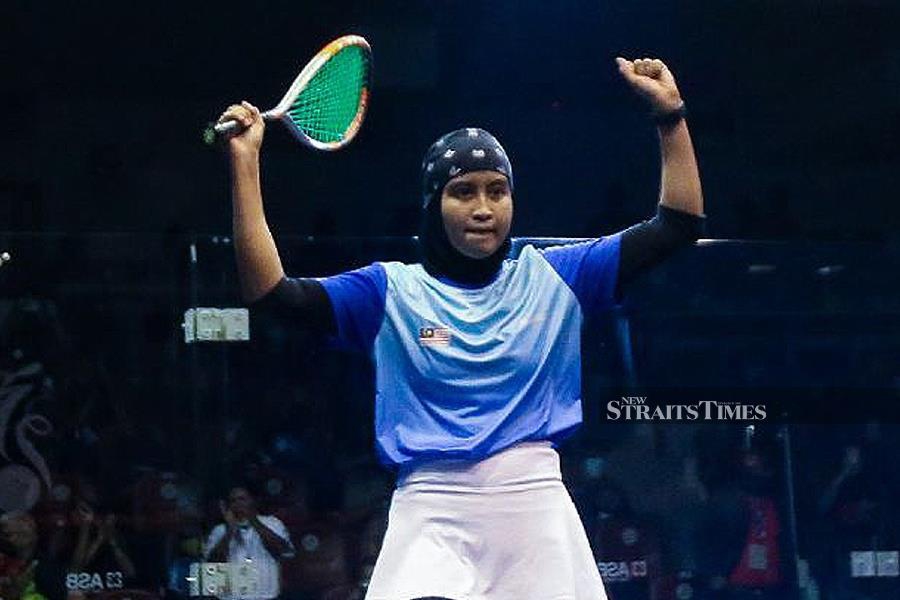 National squash No. 3 Aifa Azman. - NSTP file pic
