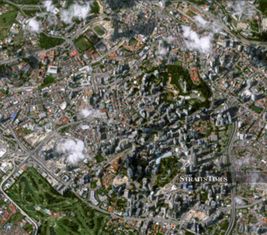 Satellite Map Clear View Tech: Crystal Clear View Of Kuala Lumpur From Space