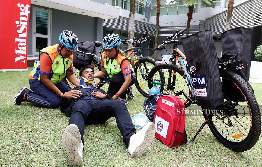 Southwest district APM gets two bicycle ambulances