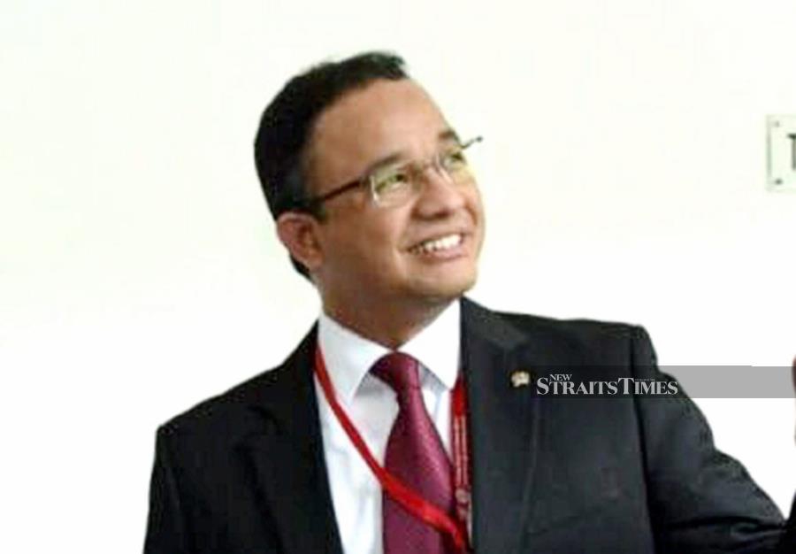 Jakarta Governor, Anies Baswedan. - NSTP file pic