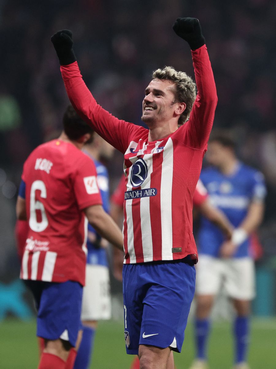 Atletico Madrid host Champions League runners-up Inter Milan on Wednesday boosted by key player Antoine Griezmann’s likely return from injury. - AFP file pic