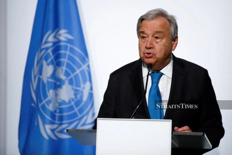 UN Secretary-General Antonio Guterres.- REUTERS PIC