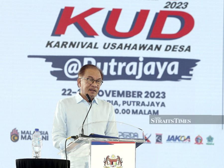 The government will consider increasing funds for the Madani Community Programme to RM2 billion in the next budget, said Prime Minister Datuk Seri Anwar Ibrahim. - NSTP/SAIFULLIZAN TAMADI