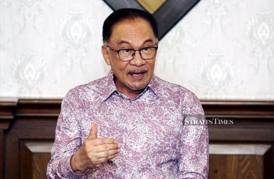 Prime Minister Datuk Seri Anwar Ibrahim extended Thaipusam greetings to all Hindus in Malaysia ahead of the celebration tomorrow. - NSTP/MOHD FADLI HAMZAH