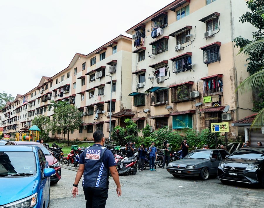 A 29-year-old man who was reported missing from Apartment Idaman in Damansara Damai is not linked to the murder of Zayn Rayyan Abdul Matiin. - Bernama file pic