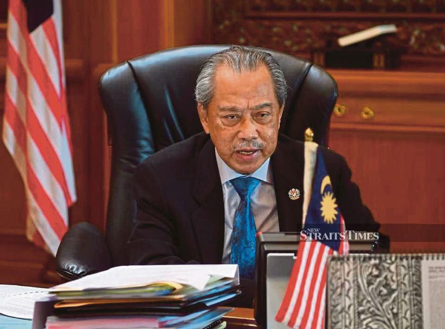 Prime Minister Tan Sri Muhyiddin Yassin said through the expansion of trade, Malaysians were able to experience positive spill-over effects.- NSTP/ASYRAF HAMZAH. 