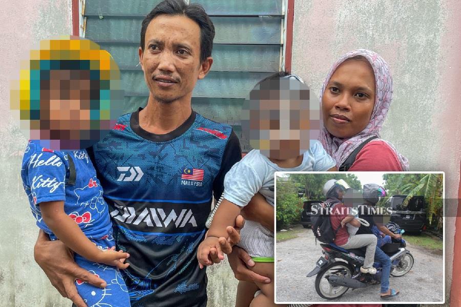 The couple who went viral for riding a motorcycle with their 11-month-old baby, who relies on a Continuous Positive Airway Pressure machine due to chronic lung disease, will get married soon. - NSTP/ WAN NABIL NASIR