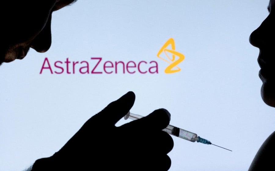 The European Medicines Agency’s safety committee recommended adding a rare spinal inflammation called transverse myelitis as a side effect of AstraZeneca’s Covid-19 vaccine. - REUTERS PIC