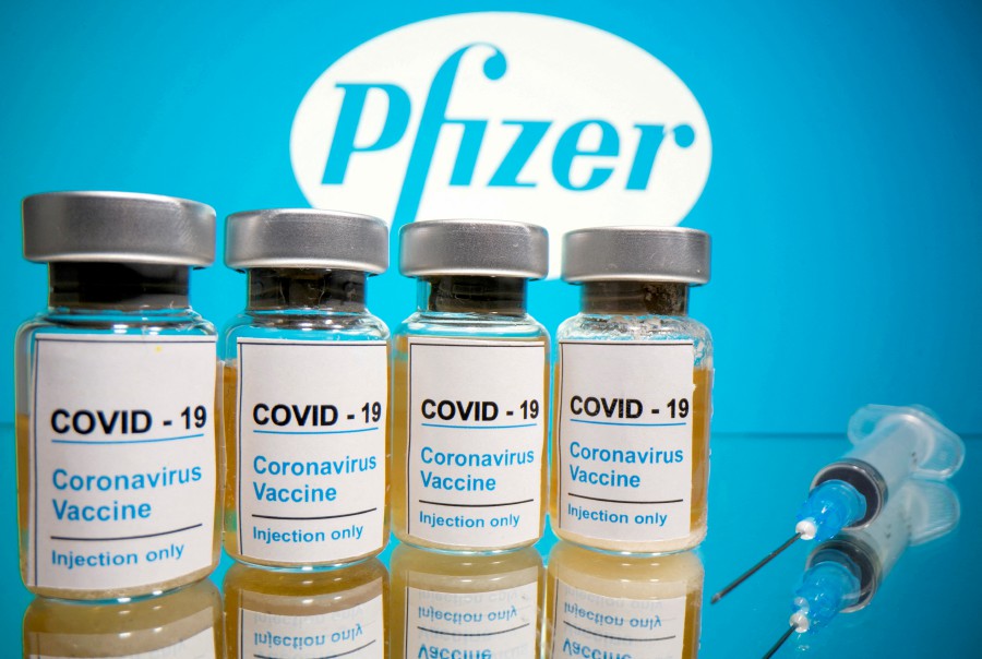 The Therapeutic Goods Administration (TGA) said it had approved Pfizer’s vaccine for use as a booster in youths aged 16-17, joining the United States, Israel and Britain. - REUTERS PIC