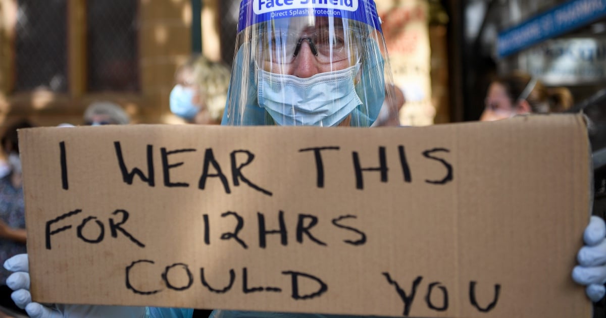 Pandemic-weary Australian nurses go on strike