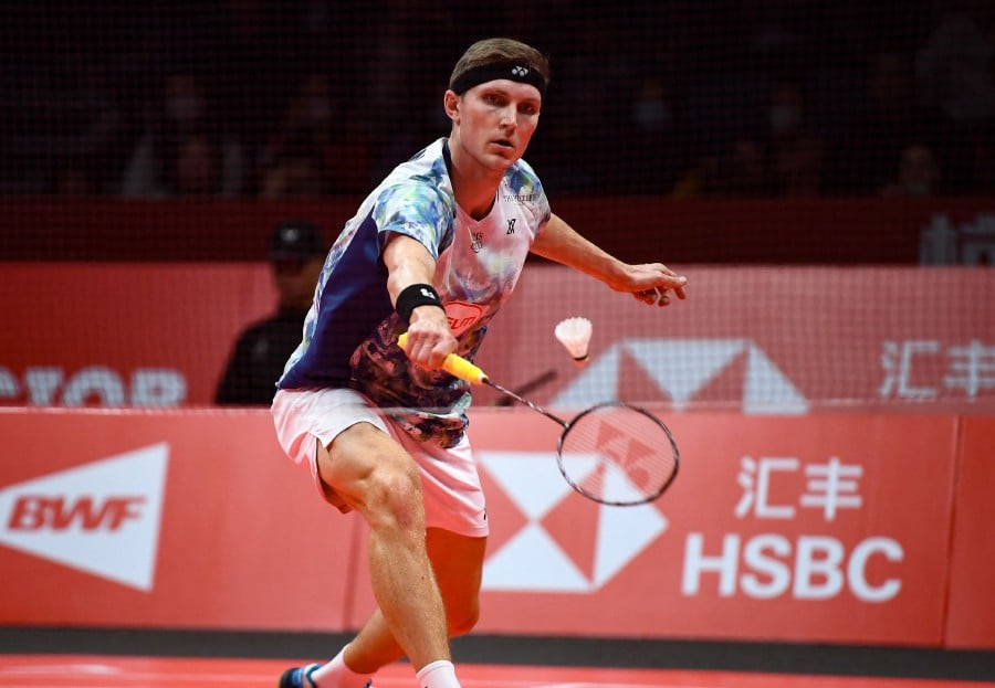 Danish star Viktor Axelsen was the top earner last year, earning a staggering US$645,095 (RM2.99 million) after dominating the World Tour. AFP FILE PIC