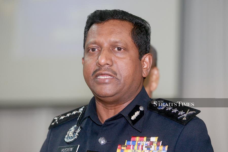 Selangor police chief Datuk Hussein Omar Khan confirmed the matter when contacted today. - NSTP/FAIZ ANUAR